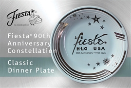 Fiesta 90th Anniversary Constellation Classic Dinner Plate in Sky